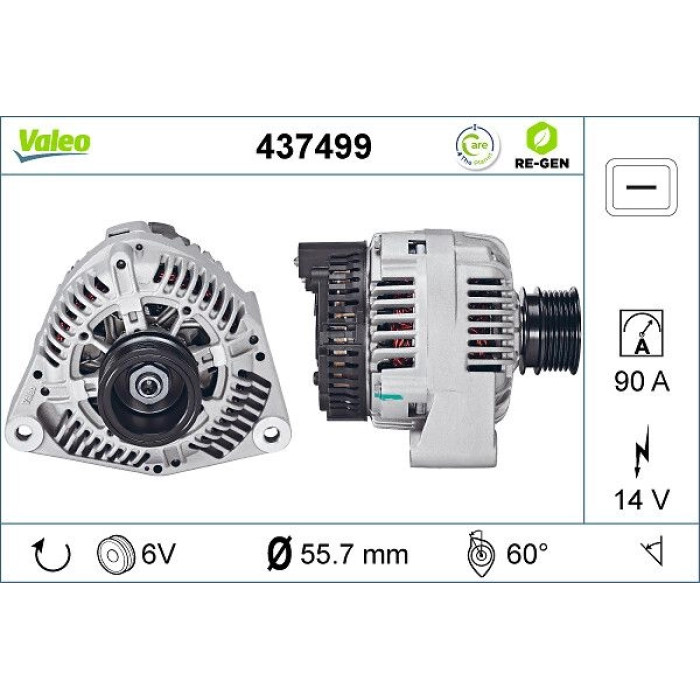 Valeo Lichtmaschine 437499 Valeo Lichtmaschine 437499