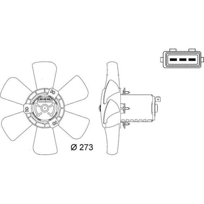 MAHLE Lüfter, Motorkühlung CFF 7 000S MAHLE Lüfter, Motorkühlung CFF 7 000S