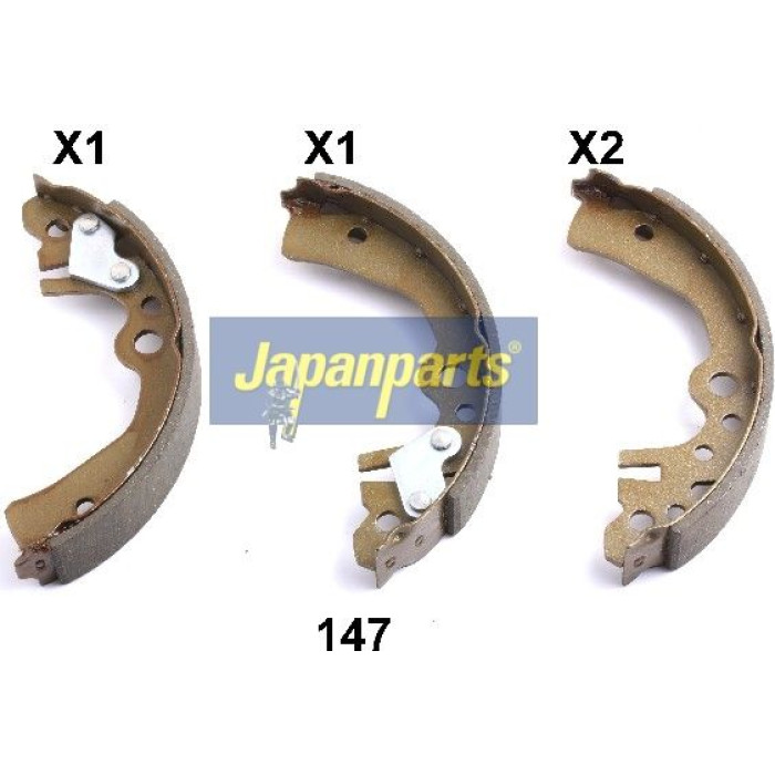 Japanparts Bremsbacken GF-147AF Japanparts Bremsbacken GF-147AF