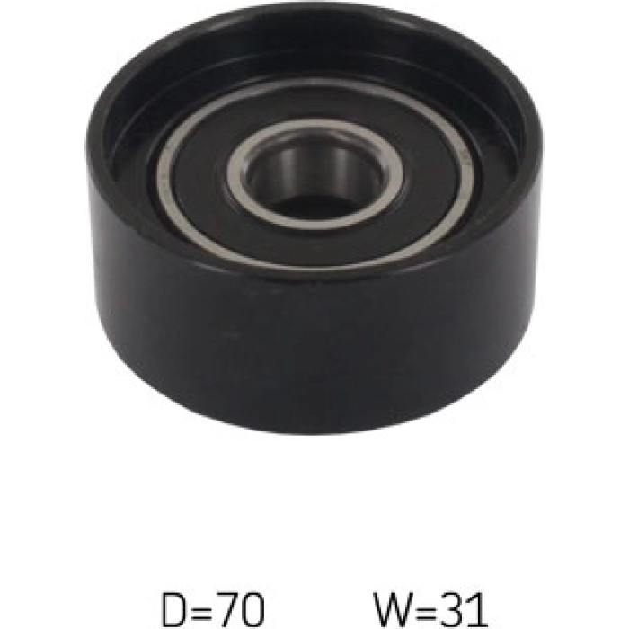 SKF Keilrippenriemen-Umlenkrolle VKM 63011
