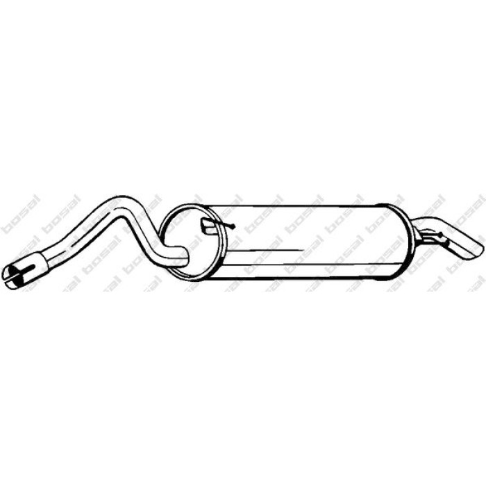 Bosal Schalldämpfer 279-401 Bosal Schalldämpfer 279-401