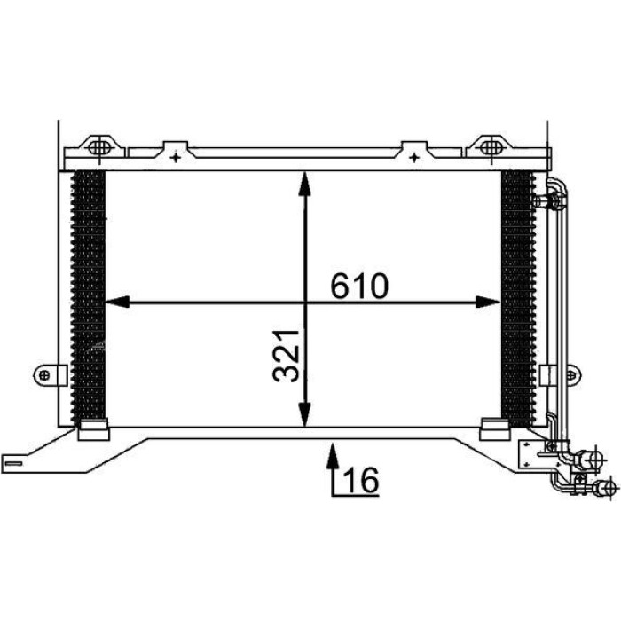 MAHLE Kondensator, Klimaanlage AC 248 000P MAHLE Kondensator, Klimaanlage AC 248 000P