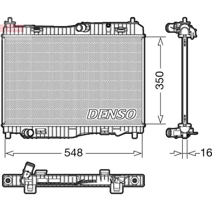 Denso Motorkühler DRM10006 Denso Motorkühler DRM10006