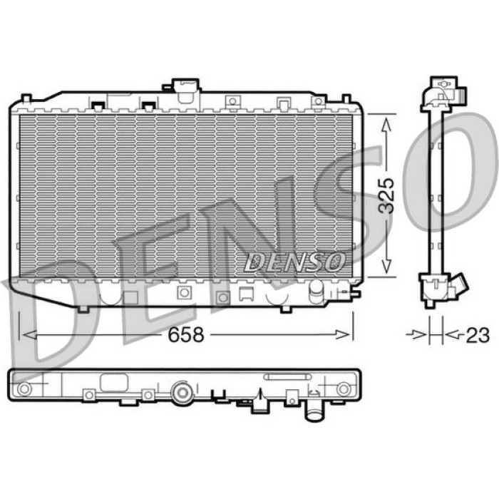 Denso Motorkühler DRM40002 Denso Motorkühler DRM40002