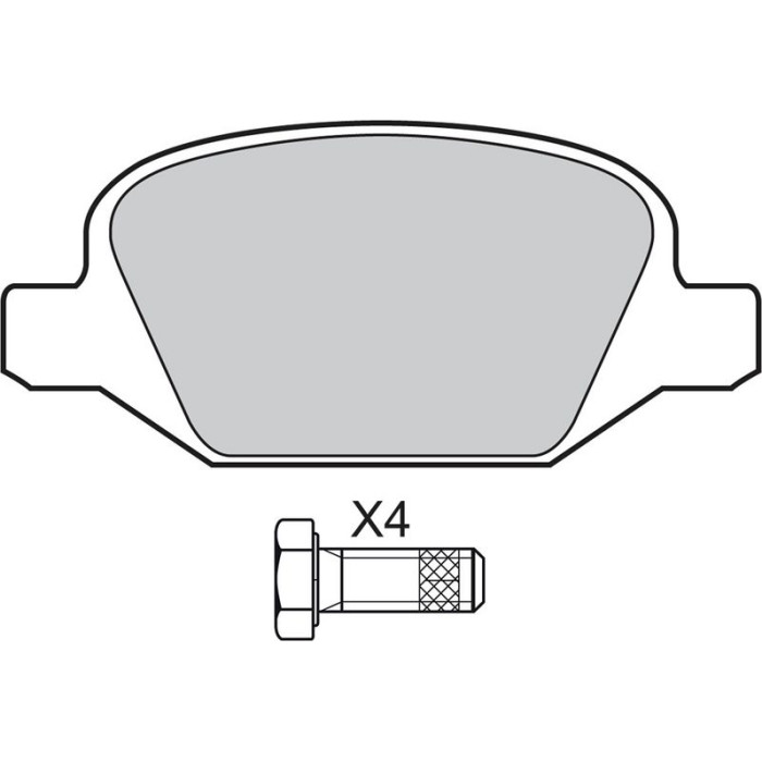 Valeo Bremsbelagsatz 598425 Valeo Bremsbelagsatz 598425