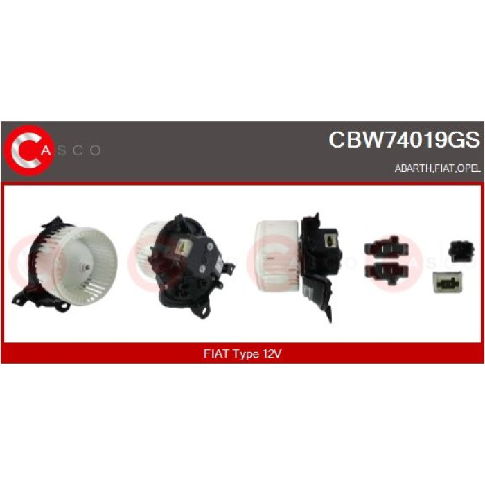 CASCO Motor, Lüfter CBW74019GS CASCO Motor, Lüfter CBW74019GS