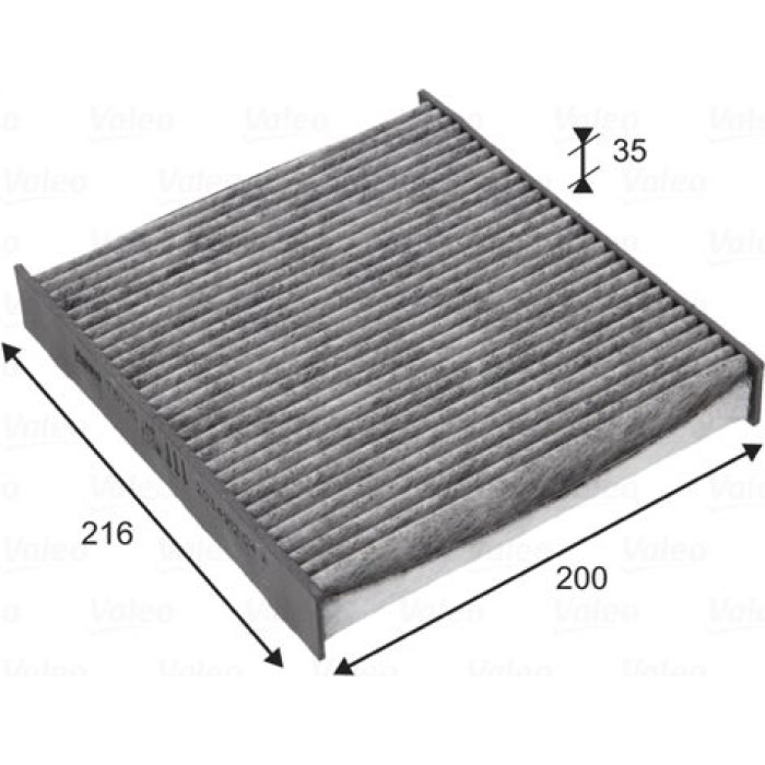 715725 Valeo Innenraumfilter 715725 715725 Valeo Innenraumfilter 715725