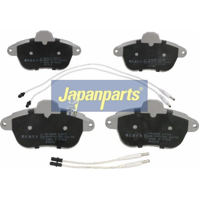 Japanparts Bremsbeläge PA-0632AF Japanparts Bremsbeläge PA-0632AF