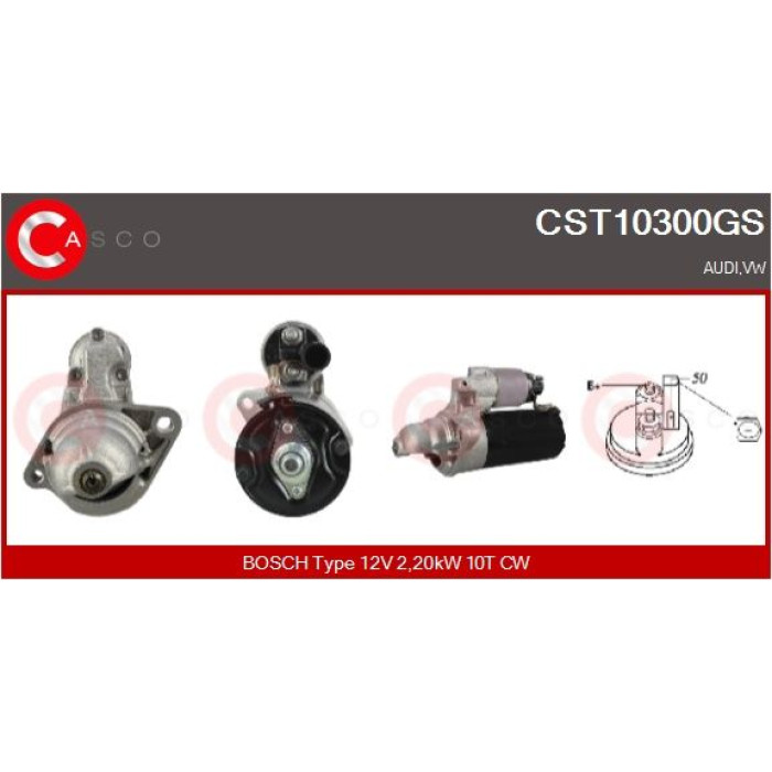 CASCO Anlasser CST10300GS