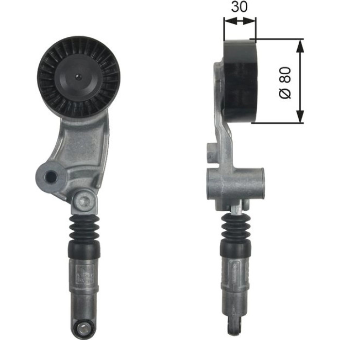 Gates Spannrolle T39257 Gates Spannrolle T39257
