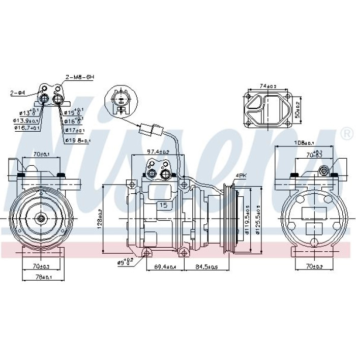 Nissens Klimakompressor PKW 89289 Nissens Klimakompressor PKW 89289