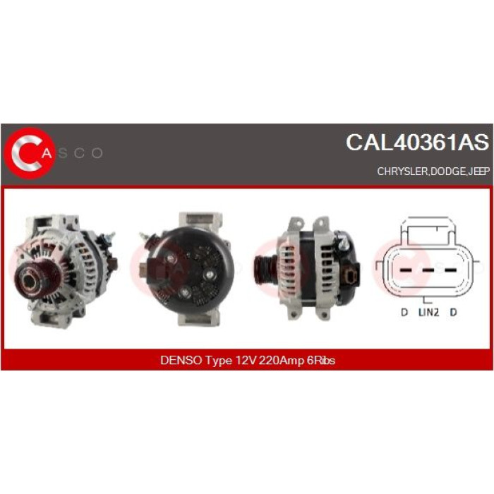 CASCO Generator CAL40361AS CASCO Generator CAL40361AS