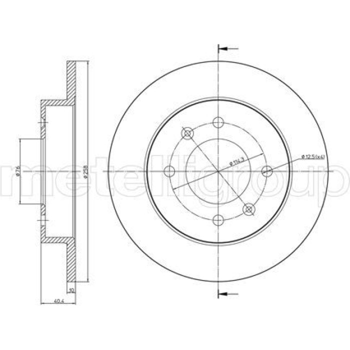 Cifam Bremsscheibe 800-713
