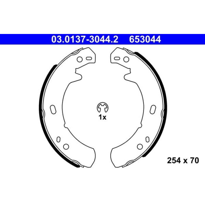 ATE Bremsbacken 03.0137-3044.2
