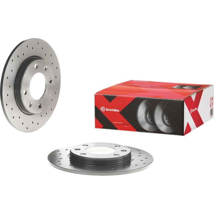 Brembo Bremsscheibe Hinterachse Xtra 08.5334.1X Brembo Bremsscheibe Hinterachse Xtra 08.5334.1X
