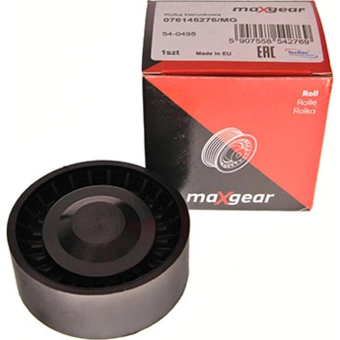 MAXGEAR Keilrippenriemen-Umlenk-/Führungsrolle 076145276/MG 54-0498 MAXGEAR Keilrippenriemen-Umlenk-/Führungsrolle 076145276/MG 54-0498