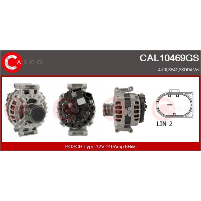 CASCO Generator CAL10469GS CASCO Generator CAL10469GS