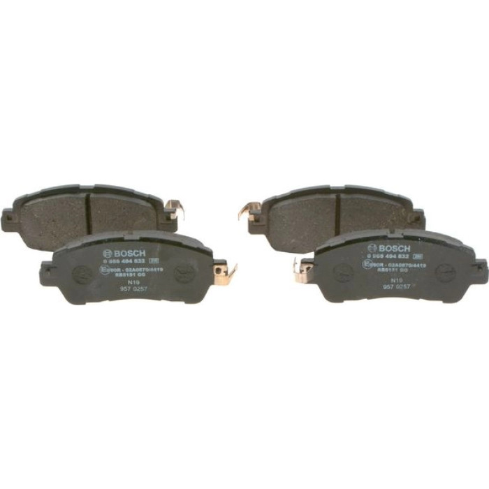 Bosch Bremsbelagsatz Vorderachse 0 986 494 832