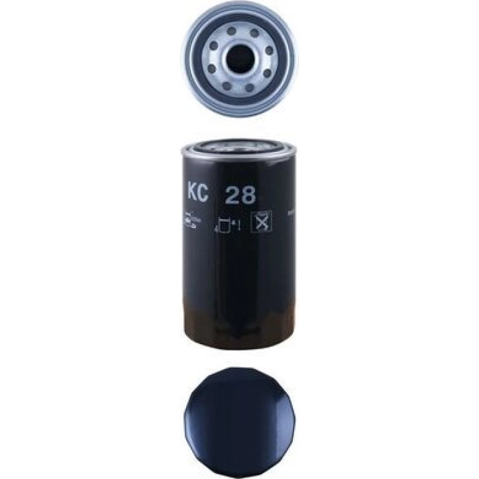KC 28 MAHLE Kraftstofffilter KC 28, Anschraubfilter, Höhe 168 mm – u. a. für Erf B-Serie, C-Serie – OE Nummer 31006 - l