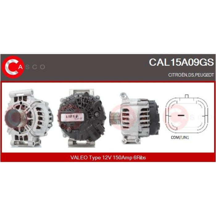 CASCO Generator CAL15A09GS CASCO Generator CAL15A09GS