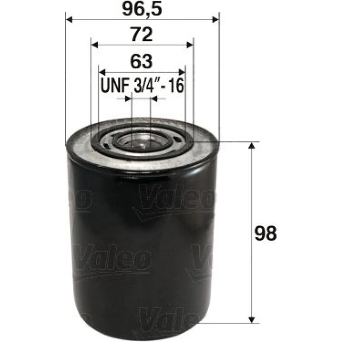 Valeo Ölfilter 586007 Valeo Ölfilter 586007