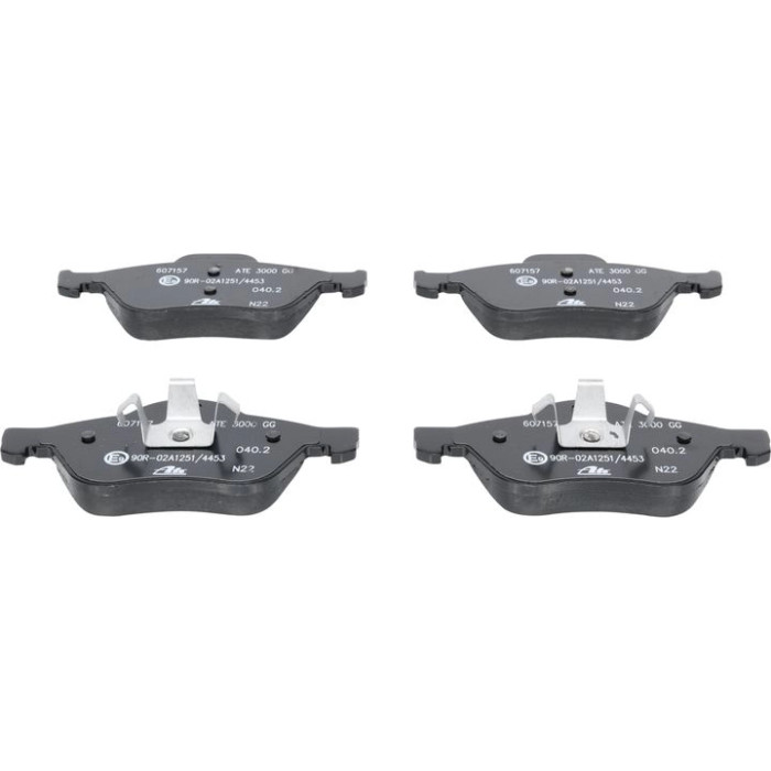 13.0460-7157.2 ATE Bremsbelagsatz Renault Vorderachse Laguna 1.6-2.0 16V 01-07 13.0460-7157.2