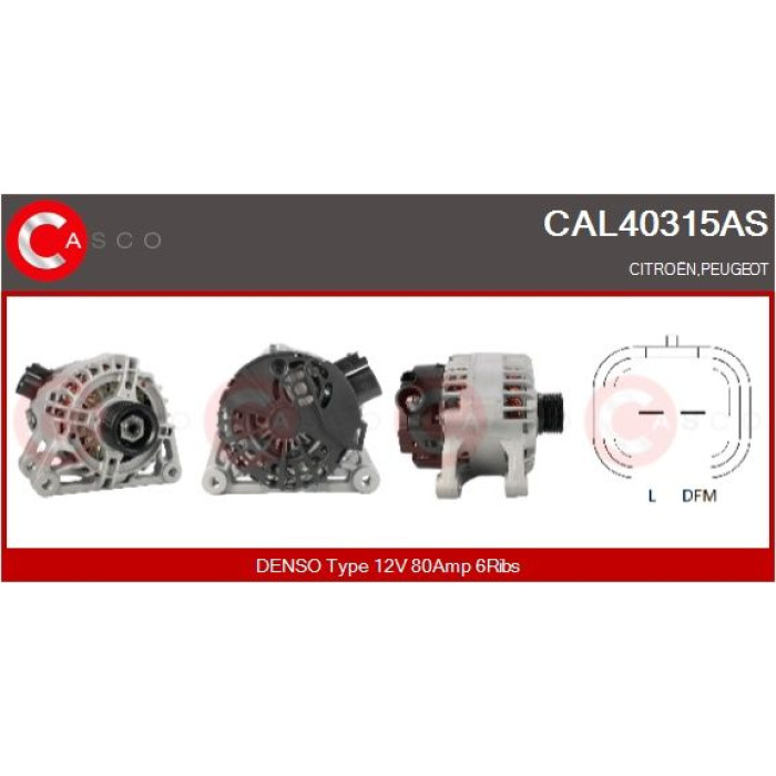CASCO Generator CAL40315AS CASCO Generator CAL40315AS