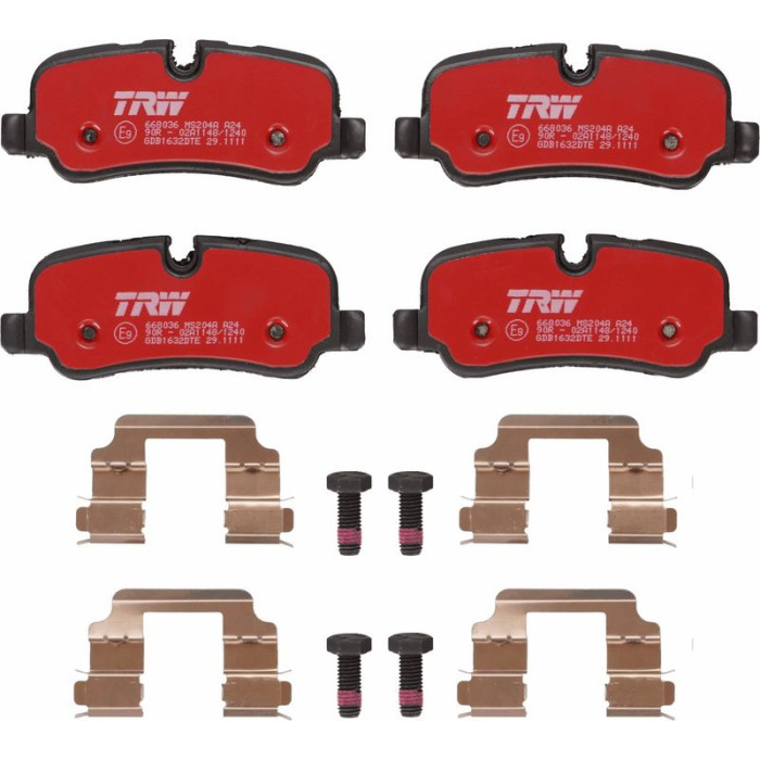 TRW Bremsbelagsatz Land Rover Discovery/Range Rover 04- Dtec Cotec GDB1632DTE TRW Bremsbelagsatz Land Rover Discovery/Range Rover 04- Dtec Cotec GDB1632DTE