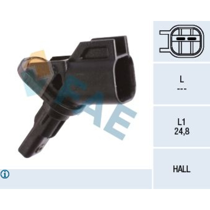 FAE Sensor, Raddrehzahl 78180 FAE Sensor, Raddrehzahl 78180