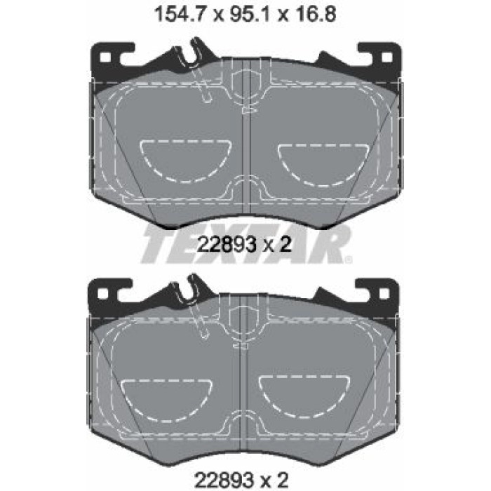 Textar Bremsbelagsatz 2289301