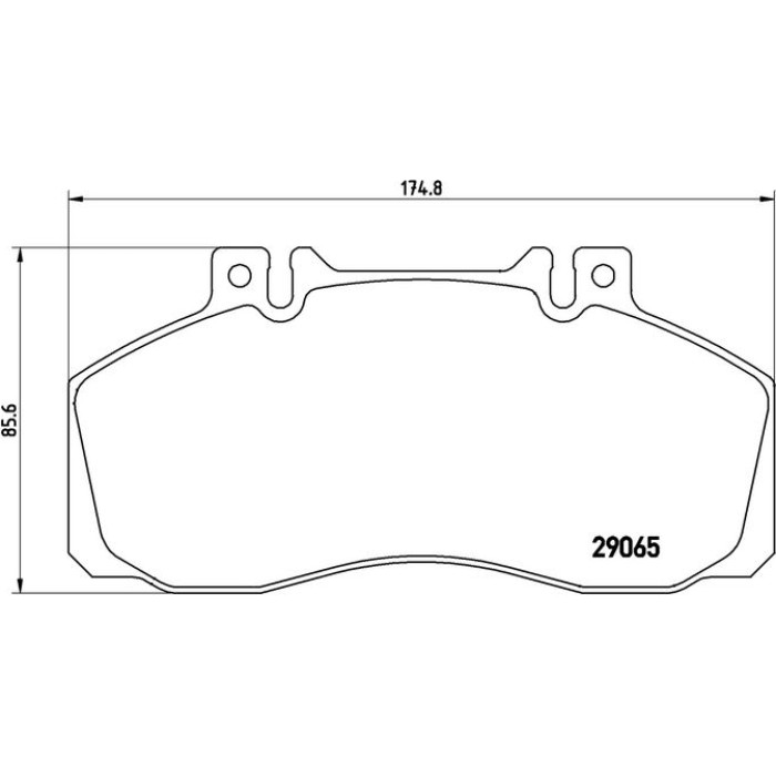 BREMBO Bremsklötze P A6 008 BREMBO Bremsklötze P A6 008
