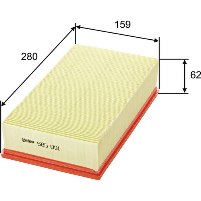 Valeo Luftfilter 585091 Valeo Luftfilter 585091