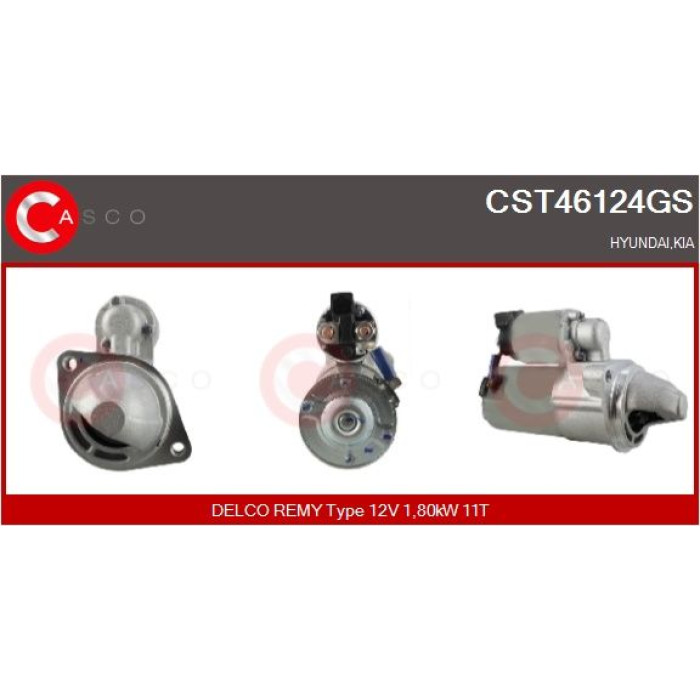 CASCO Anlasser CST46124GS