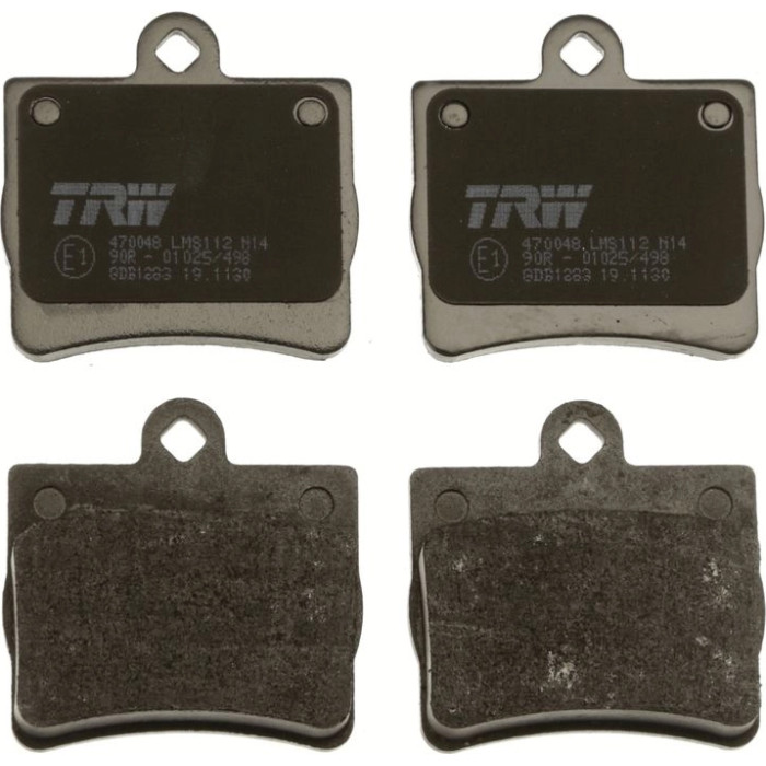 GDB1283 TRW Bremsbeläge Hinterachse GDB1283 GDB1283 TRW Bremsbeläge Hinterachse GDB1283