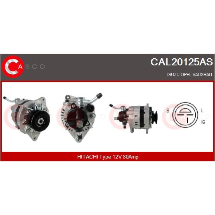 CASCO Generator CAL20125AS