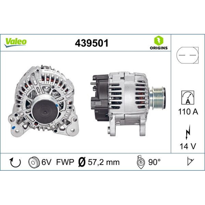 439501 Valeo Lichtmaschine 439501