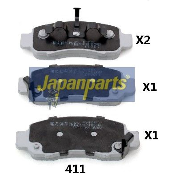 Japanparts Bremsbeläge PA-411AF