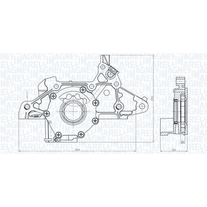 Magneti Marelli Ölpumpe 351516000103 Magneti Marelli Ölpumpe 351516000103