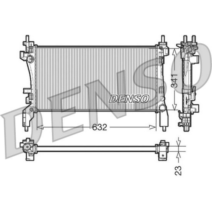 Denso Motorkühler DRM07040