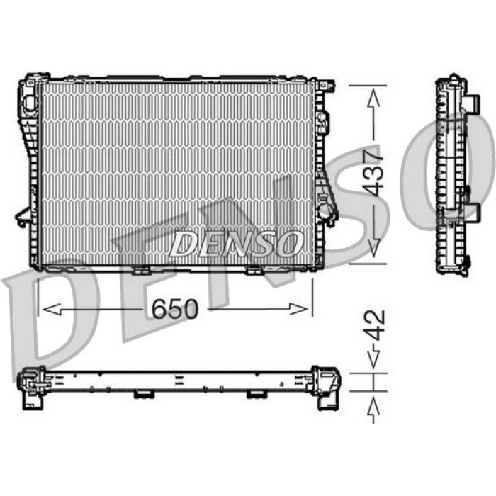 Denso Motorkühler DRM05068 Denso Motorkühler DRM05068