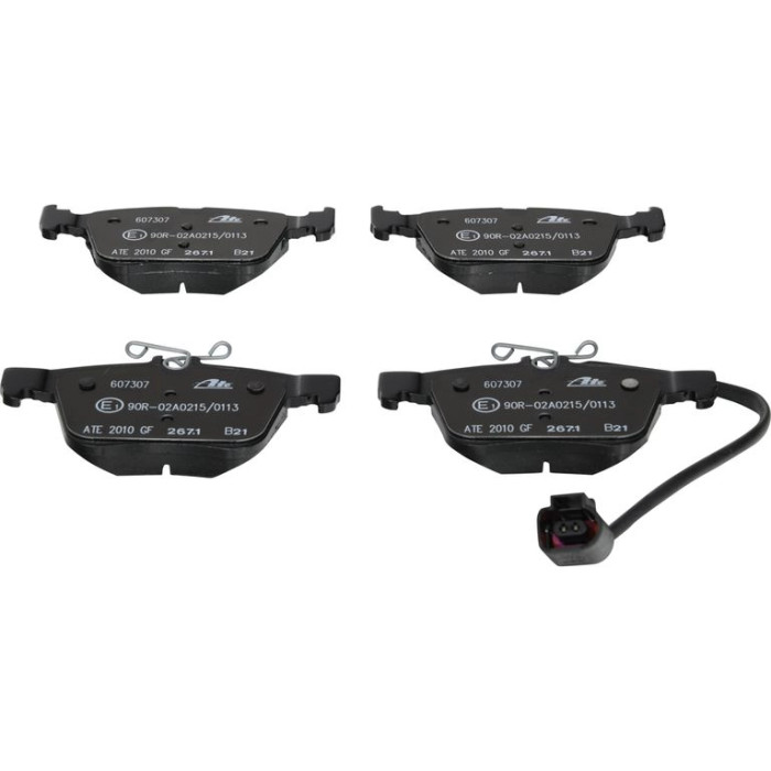 ATE Bremsbelagsatz Audi Hinterachse A3 2.5 Rs3 quattro 15 13.0460-7307.2 ATE Bremsbelagsatz Audi Hinterachse A3 2.5 Rs3 quattro 15 13.0460-7307.2