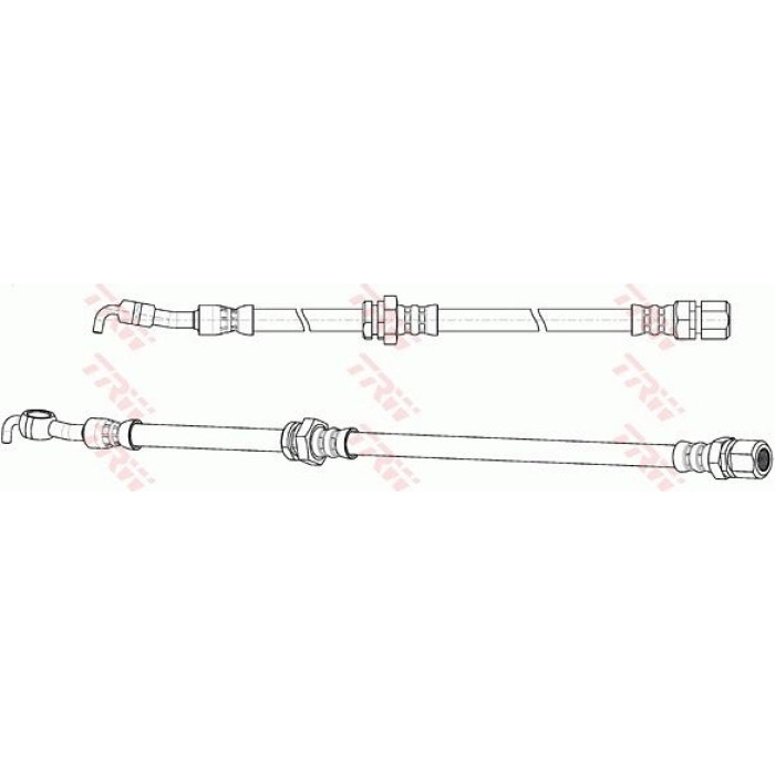 TRW Bremsschlauch PHD948 TRW Bremsschlauch PHD948