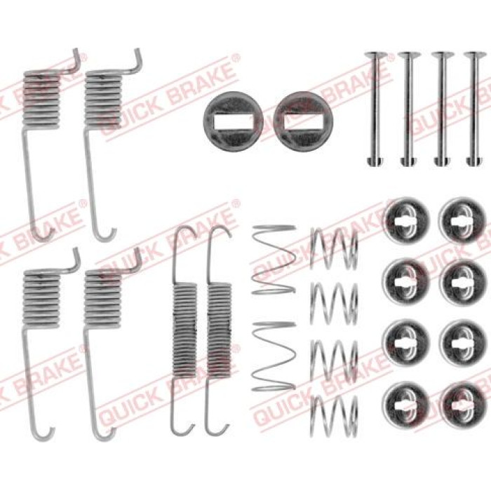 Quick Brake Zubehörsatz für Trommelbremsbacken 105-0714 Quick Brake Zubehörsatz für Trommelbremsbacken 105-0714