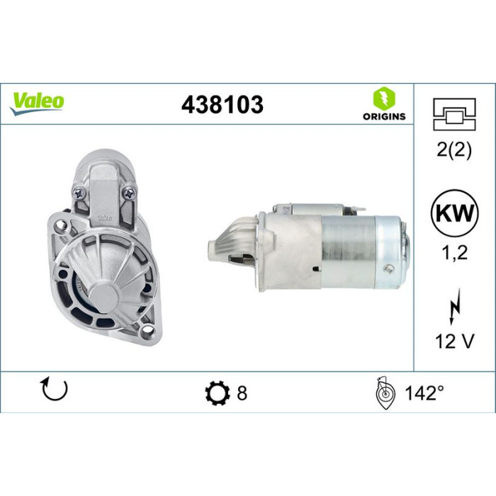 Valeo Anlasser 438103