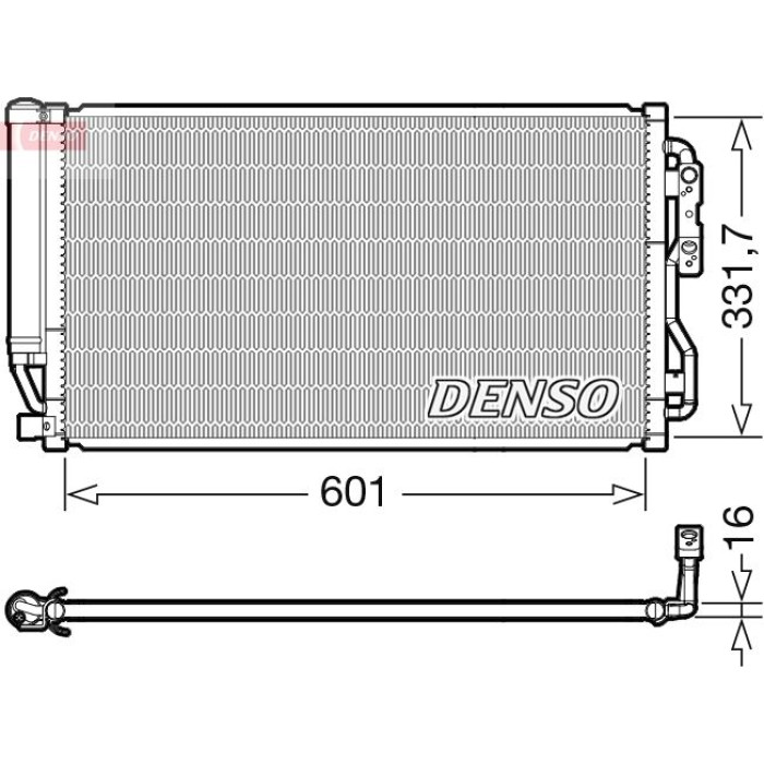 Denso Klimakondensator DCN05035 Denso Klimakondensator DCN05035