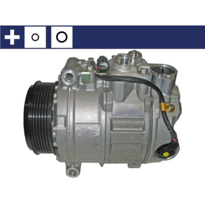 ACP 57 000S MAHLE Klimakompressor 57 000S, 12 V, 7SEU17C, R134a – u. a. für Mercedes-Benz E-Klasse (W211), T-Modell (S211), S-Klasse (W220, V220) – OE Nummer 0002309111 - l