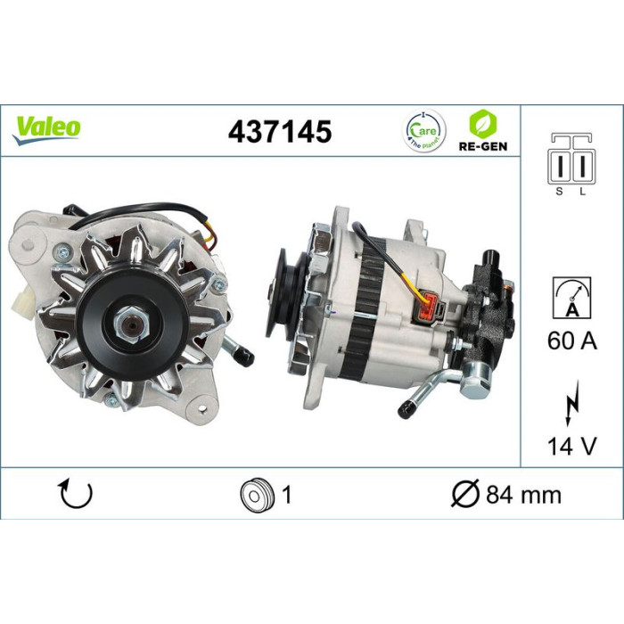 Valeo Lichtmaschine 437145 Valeo Lichtmaschine 437145