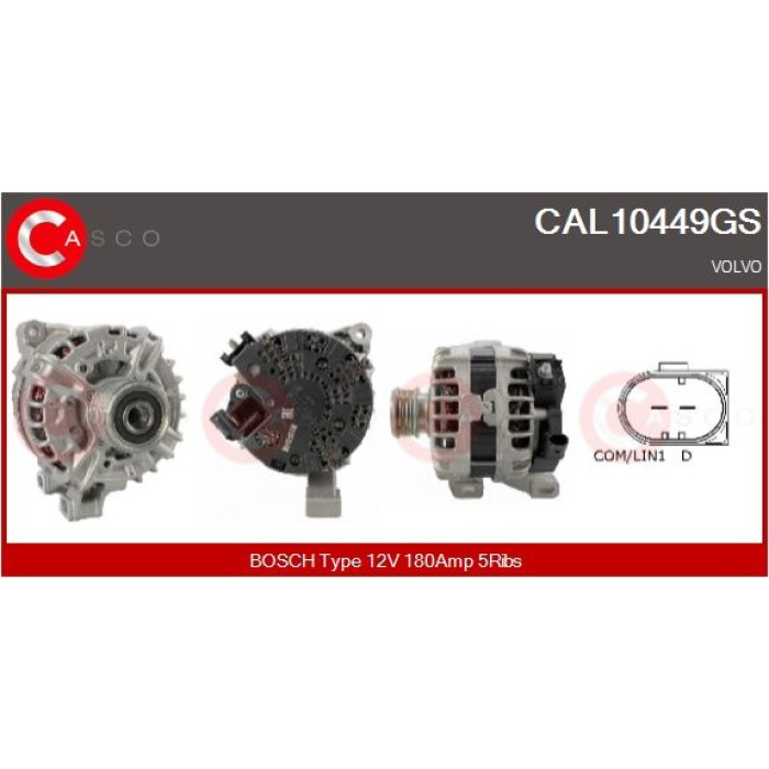 CASCO Generator CAL10449GS CASCO Generator CAL10449GS