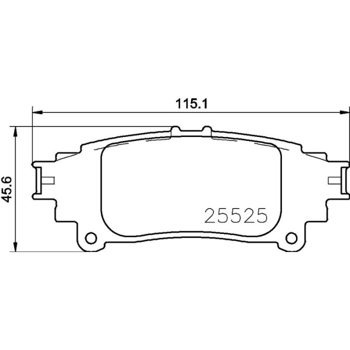 BREMBO Bremsbelagsatz, Scheibenbremse P 83 153 BREMBO Bremsbelagsatz, Scheibenbremse P 83 153