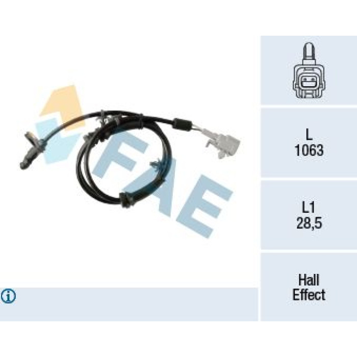 FAE Sensor, Raddrehzahl 78332